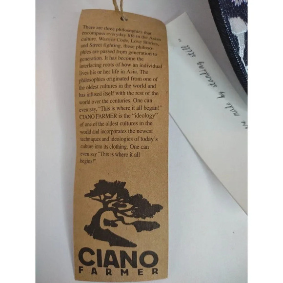 Ciano Farmer Baseball Hat Asian Embroidery Mesh Snapback Truckers Samurai - Picture 9 of 15